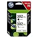 Produktbild 302 Druckerpatronen Multipack für HP 302 XL HP302 Druckerpatronen Schwarz und Farbe Wiederaufbereitet für HP Envy 4525 4520 4522 4523 Officejet 3830 3831 3833 Deskjet 3630 3636 3638 1110 Patronen