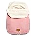JJ Cole - Original Bundleme, Canopy Style Bunting Bag to Protect Baby from Cold and Winter Weather in Car Seats and Strollers (Blush Pink, Infant)