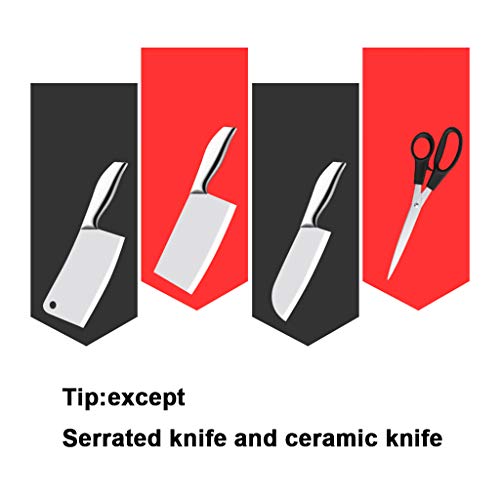 Manuelle Messerschärfer Messerschleifer Profi, 4 Stufen Design Wolframstahl für Grobschärfen und Scheren Schleifen… – Bild 6