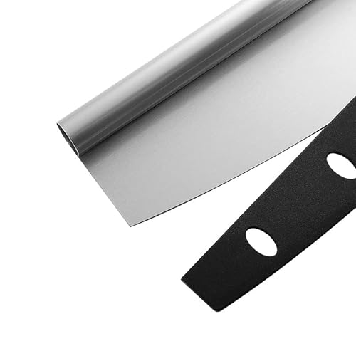 image for LifHap Pizza Cutter Stainless Steel Rocker Slicer - 14 Inch Sharp Knif