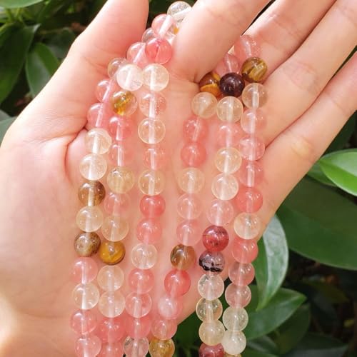Image of 70pcs Adabele Lab Created Watermelon Tourmaline Gemstone 10mm Round Beads