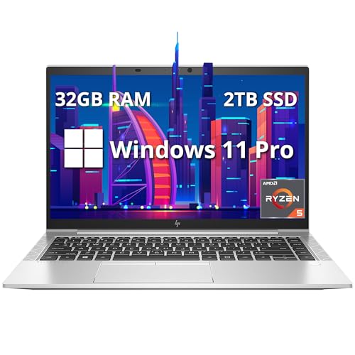 HP EliteBook 845 G7 14" FHD Laptop AMD Ryzen 5 Pro 4650U miniatura 1