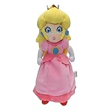 Lempefe Prinzessin Peach Plüschtier 26cm, Prinzessin Gefüllter Plüsch Weiche Puppe Spielzeuggeschenke für Kinder (Prinzessin Pfirsich)