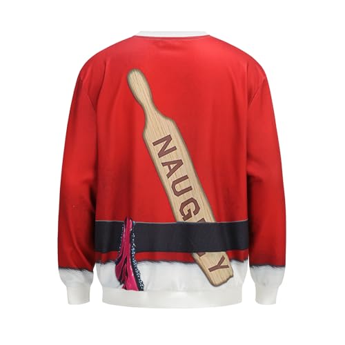 Populus Ugly Sweatshirt Costume Men Novelty 3D Long Sleeve Shirt For Party | Soft Breathable Stretch Fabric, Playful Christmas Graphic, Machine Washable, For Holiday Parties, Family Photos, And Gifts 4 Populus Ugly Sweatshirt Costume Men Novelty 3D Long Sleeve Shirt For Party | Soft Breathable Stretch Fabric, Playful Christmas Graphic, Machine Washable, For Holiday Parties, Family Photos, And Gifts - Image 5