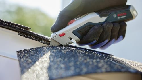 Image of BOSCH H11-13000-1 Retractable Utility Knife | Optimal Cutting Performance, Cushioned Slide Button, Integrated Blade Storage - Includes 3 Blades