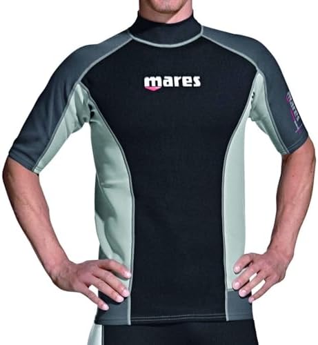 Mares Men's Trilastic Short-Sleeve Rash Guard | UPF 50+ Sun Protection Lightweight Quick-Dry Swim Shirt