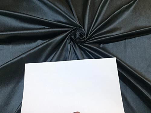 Soie Dupion pure gris anthracite 137cm | Créez vos rideaux occultants et coussins de salon