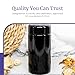 Infinity Jars Ultraviolet Glass Jar Airtight Odor blocking Container for Herbs, Coffee, Tea, Spices and Dry Goods (3)