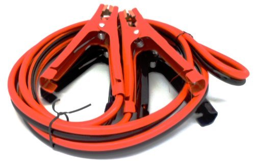 Premium Heavy Duty Jumper Booster Cables No Tangle Design (300 Amp 8 Gauge 10 Feet)
