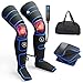 RINRI Massaggiatore gambe con calore, massaggiatore gambe a compressione...