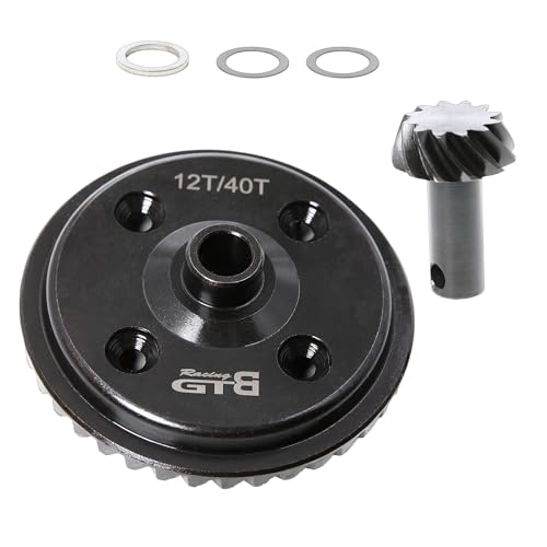 Pignon 12T Engrenage 40T GTBRacing en acier CNC HD haute résistance pour Losi DBXL-E 2.0