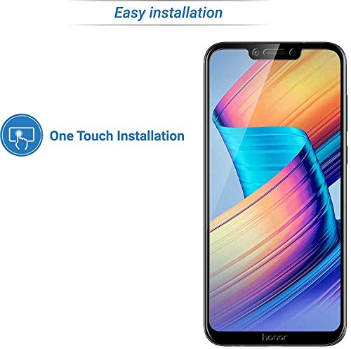 Image of Screen Protector for Huawei Honor Play (Black) Tempered Glass Edge-to-Edge 6D Screen Guard With Installation Kit