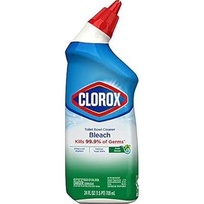 Clorox Toilet Bowl Cleaner Bleach, Fresh Breeze Scent 24 Ounces (Package May Vary)