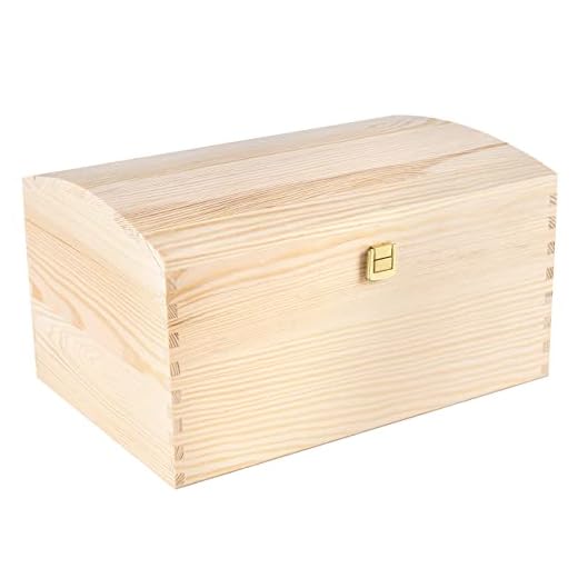 Creative Deco Large Wooden Storage Box