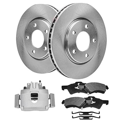 Image of Detroit Axle - 5PC Front Brake Kit For 2001-2007 Dodge Grand Caravan