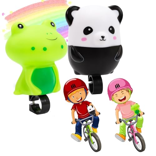 2 Stück Fahrradklingel Kinder,Fahrradhupe Kinder,Hupe Fahrrad Klingel,Mini...