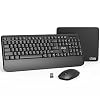 Wireless Keyboard and Mouse, UHURU 2.4GHz USB Full-Sized Keyboard and Mouse Combo, Wireless Keyboard with Palm Rest, 3…