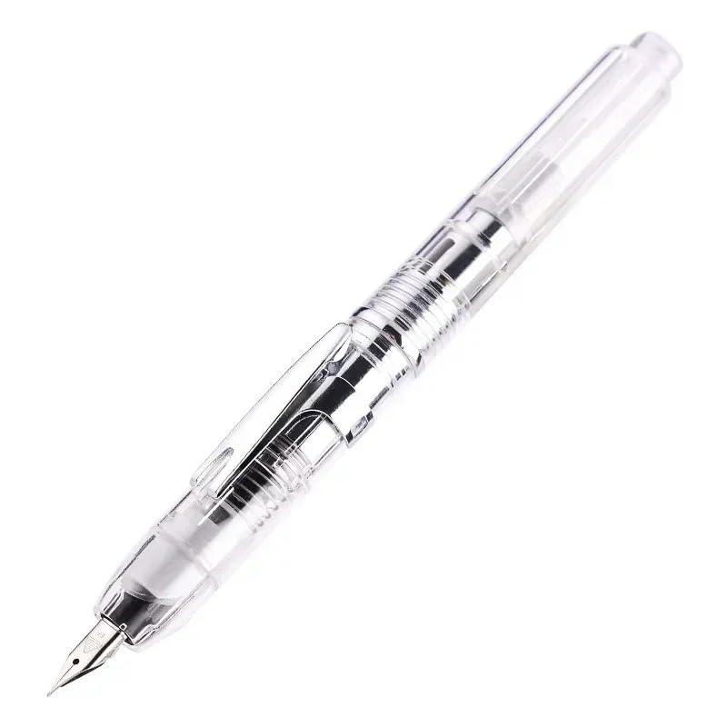 Stylo plume rétractable métal pointe fine fournitures scolaires bureau