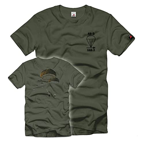 T-shirt SAK Army Army Soldat BW olive avec finitions haut de gamme