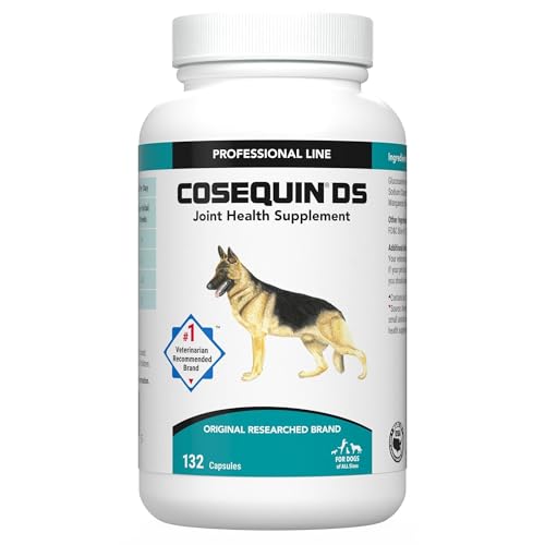 Nutramax Cosequin for Dogs Joint Health Supplement Contains Glucosamine for Dogs Plus Chondroitin Supports Healthy Joints Sprinkle Capsules 132 Count