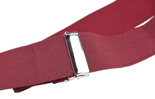 Image of Suspenders for Men with Snap Hooks Adjustable 1.4 inch Wide