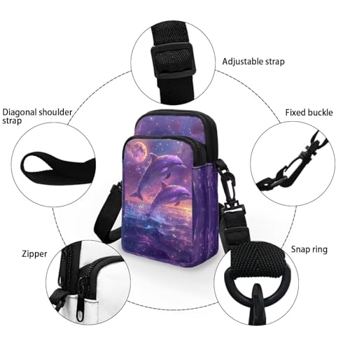Image of Lightweight Small Crossbody Bags Cell Phone Purses Travel Pouch Shoulder Bag for Women