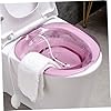 UKCOCO Bassin de Lavage Postpartum Plastique Siège de Bain Ergonomique Confort Optimal pour Hygiène Intime et Soin des Hémorroïdes pour Standard #1