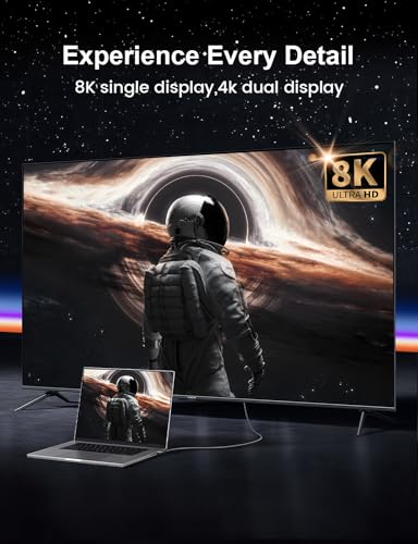 Image of XAOSUN Short USB 4 Cable 0.98FT for USB C Thunderbolt 4 Cable, 240W Right Angle Fast Charging 90 Degree with 40Gbps Data and 8K@60Hz Video,Compatible with MacBook, iPhone 17 16, iPad, SSD, Dock