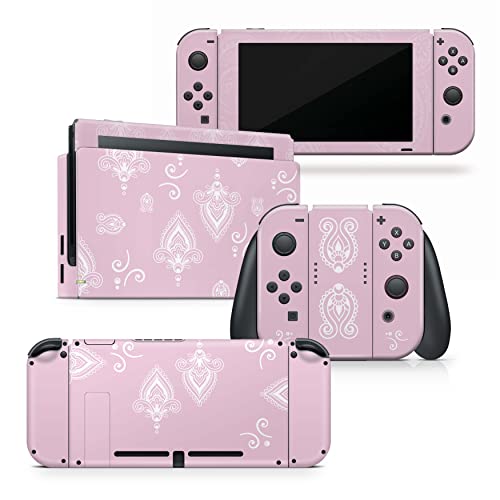 Autocollant pour Nintendo Switch rose pastel dans votre salon