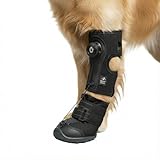 Mister Zuno Dog Orthopedic Rear Leg Brace – Adjustable No-Knuckling Boot for Front or Rear Paws, Paw Dragging & Arthritis Support, Non-Slip Protective Dog Shoes (Large)