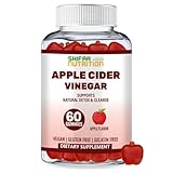 SHIFAA NUTRITION Halal Apple Cider Vinegar Gummies. Cleanse & Detox ACV Gummies for Immune Support & Digestion. Vegan, Non-GMO, Keto Friendly, Gelatin Free Apple Cider Gummies. 60 Count, 60 Servings