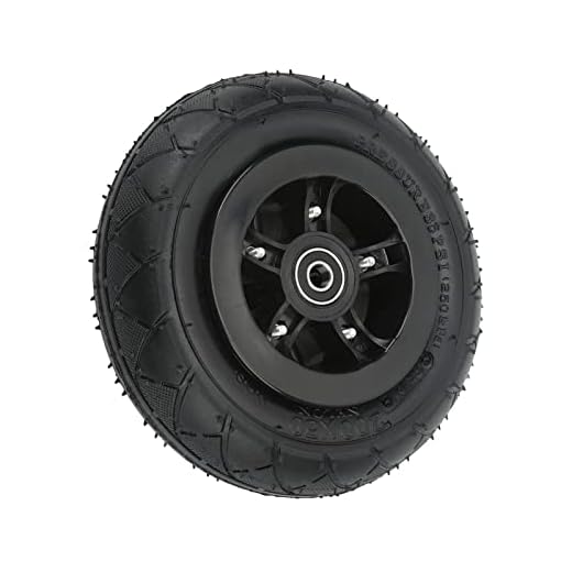 VGEBY Skateboard Wheels, Mountain Skateboard Wheel 8in with Pneumatic Tire Mountain Scooter Wheel Off Road Skateboard Wheel Tire