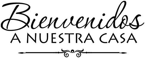 Miniatura 3 de DigTour WallArt Bienvenidos A Nuestra CasaWelcome to Our Home - Vinilo español para pared, calcomanías de citas de amor familiar, decoración de arte