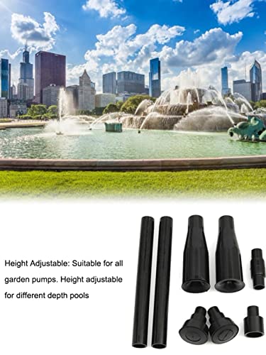 Conjunto de cabeça de fonte | Jardim Cachoeira Fonte Bocal Cabeça,Cabeças de pulverização de água pa
