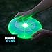Nite Ize Flashflight Light Up Flying Disc - Family Game Night Fly Disc Toy - LED Disc with Replaceable Batteries - Family Game Night Accessories with Light - Green