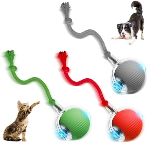 Interactive Cat Toys Balls for Indoor Cats, 2025 New Motion Activ...