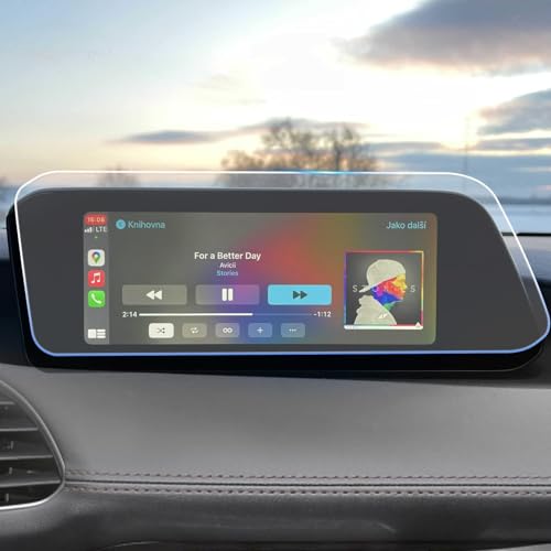 TTCR-II Compatible with MAZDA3 Screen Protector 2019-2024 2025 2026 and for Mazda CX-30 Screen Protector 2020-2024 2025 2026, for Mazda 3 and CX-30 Touchscreen Film 8.8 Inch