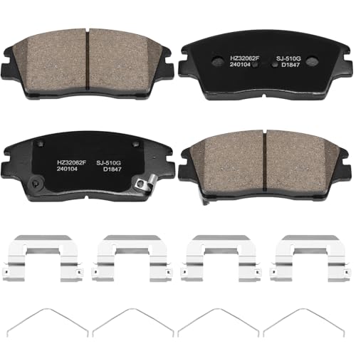 Image of D1847 Front Ceramic Brake Pads Kit Fit For Hyundai Tucson 2016-2021, For Elantra 2017-2020, For Kia Sportage 2017-2020