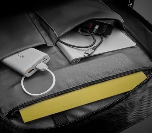 CODi Fortis 16" Laptop Backpack – Eco-Friendly Business Backpack with USB Charging Port, Recycled Materials, Padded Laptop Compartment, Anti-Theft Zippers, Travel-Ready Design for Professionals3