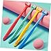 Ipetboom 4Pcs Three Sided Toothbrush Soft Bristle Oral Care Tools for Ergonomic Design for Easy Grasping Safe Durable Care for Boys