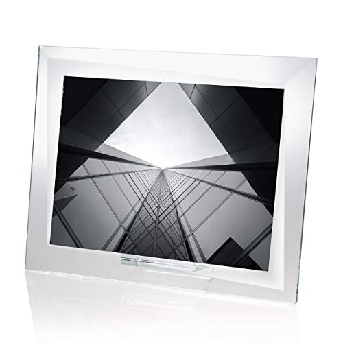 Omodomo - Marco De Cristal Para Fotos 15x10 Cm Hecho A Mano En Italia. Marco De Fotos Quarter, Idea De Regalo Para Aniversario De Bodas De Oro, M Omodomo - Marco De Cristal Para Fotos 15x10 Cm Hecho A Mano En Italia. Marco De Fotos Quarter, Idea De Regalo Para Aniversario De Bodas De Oro, M