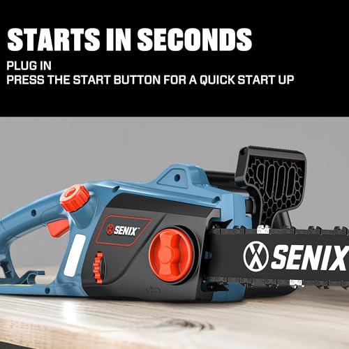SENIX 12-Amp 16-Inch Corded Chainsaw