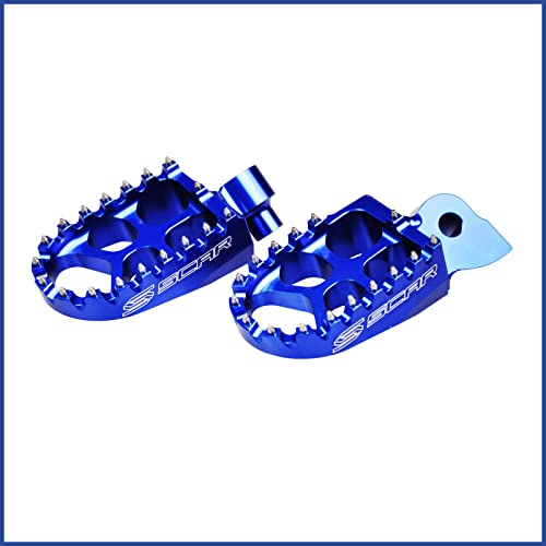Cale pied Husaberg repose pied moto bleu SCAR Evolution FE 350 TE 300 FX