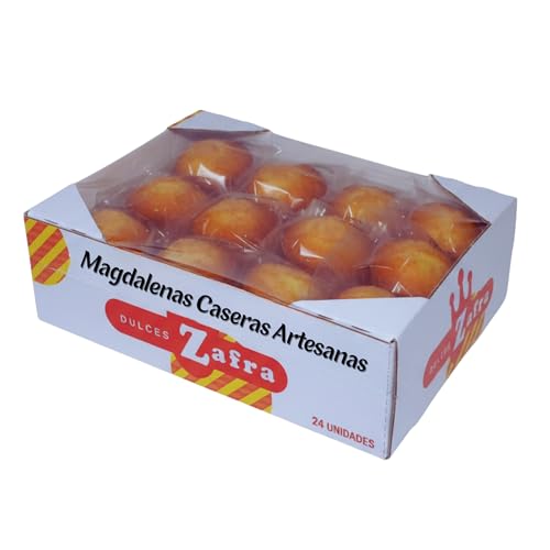 Magdalenas Caseras Zafra 24 Uds | Horneadas al Día |