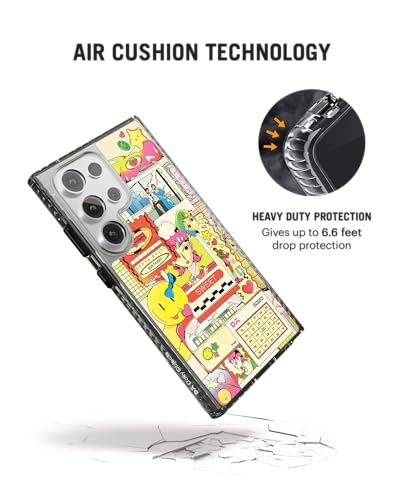 Image of DailyObjects Case for Samsung Galaxy S24 Ultra Stride 2.0 Paper Trail Compatible with Magnetic Wireless Charging Slim Back Cover with Inner Magnetic Ring Shockproof