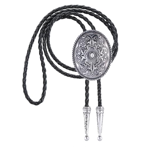 Image of Jeilwiy Bolo Tie for Men, Western Bolero Tie Cowboy Ties Native American Cowgirl Bolo Tie Accessories for Men Women