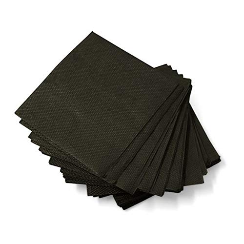 Guardanapo de Papel Liso Preto - 50 unidades