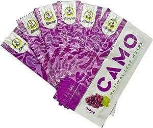 Afghan Natural Leaf Camo Wraps – Grape