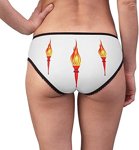 Torch Panties, Torch Underwear, Briefs, Cotton Briefs, Funny Underwear, Panties For Women