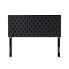 Christopher Knight Home Jezebel Fabric Headboard, Queen / Full, Dark Charcoal / Black Steel 41YGLvHLfJL. SS100